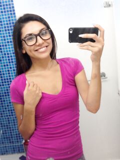 Serena Torres Takes A Lot Of Selfies And Then Sucks His Cock!