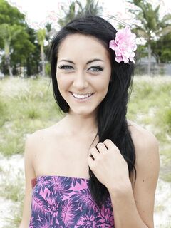 Sabrina Banks On Vacation Trying Out A New Cock!