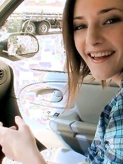 Tegan Mohr Roads Head Turns Into A Back Seat Fucking!