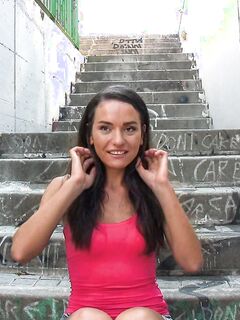 Nataly Gold Takes A Fucking Outside In An Alley!