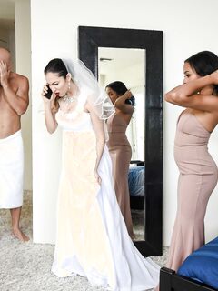 Slutty Maid of Honor Anya Ivy Fucks the Groom!