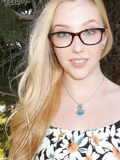 Samantha Rone Ends Up With Cum All Over Her Glasses!