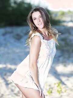 Davina E Strips Down In A Field!