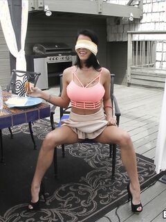 Peta Jensen Blindfolded Fat Cock Sex Pictures!