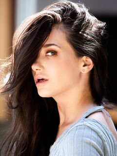 Gia Paige Steps Out Back And Strips!