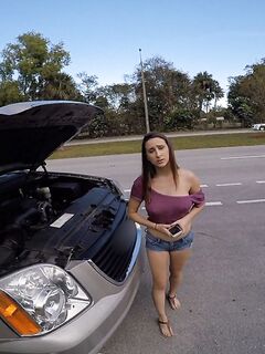 Ashley Adams Road Head And Fucking In An SUV!