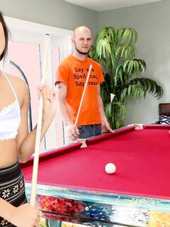 Zaya Cassidy And Adessa Winters Fucking On A Pool Table!