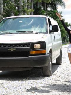 Vina Sky Getting Fucked In A Van!