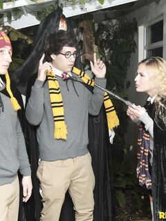 Sloan Harper Halloween Lesbian Sex With Tabatha Jordan!