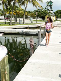 Renee Roulette Takes Jmac's Cock Bare Back Up Her Asshole On A Boat!