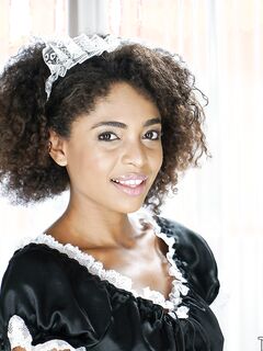 Luna Corazon French Maid Interracial Sex Pictures!