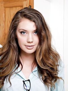 Elena Koshka Strips Off Her Jeans And Pink Bra And Panties!