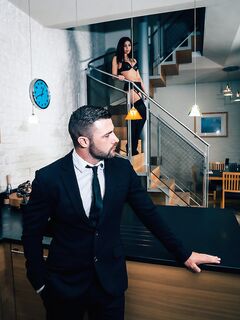 Julia De Lucia Takes His Cock All The Way Down Her Throat!