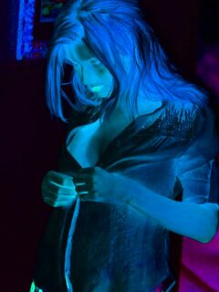 Arya Fae Stripping On The Floor For Hustler!