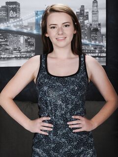 Karli Brookes In Her Pink Lace Bra And Panties!