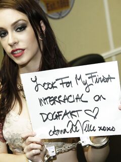 Anna De Ville Takes A Huge Big Black Cock Up Her Asshole!