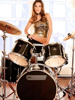 Andie Valentino Shows It All By Her Drumset!