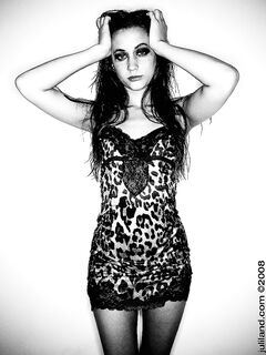 Georgia Jones Shows Off Her Cheetah Print Lingerie!