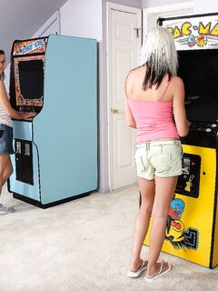 Kacey Jordan In Lesbian Video Game Fun!