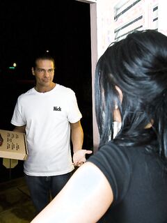 Audrey Bitoni Gets Her Face Sprayed With Cum!