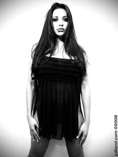 Audrey Bitoni Teases Her Pussy In Black And White!