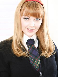 Marie McCray In Her Slutty College Uniform!