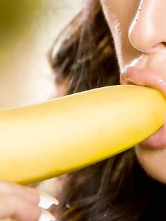 Carmella Bing Really Enjoys That Banana!