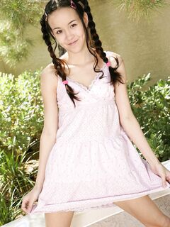 Amai Liu Teases In Her Sexy Frilly Panties!