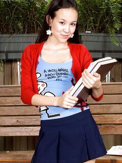 Amai Liu Toys Her Sweet Pink Slit!