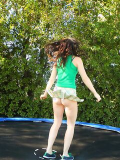 Ashlyn Rae Fucking In Her Mini Skirt In The Back Yard!