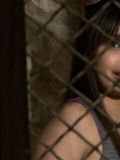 Sasha Yung In A Bondage Gang Bang Set!