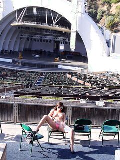 Jennifer White Teases Her Pussy At The Stadium!