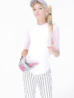 Franziska Facella Uses A Baseball Bat And Not To Play Balls!