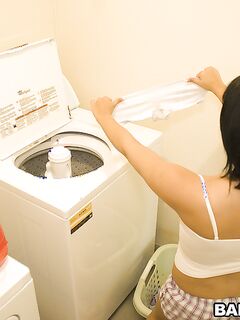 Abella Anderson Gets Fucked In The Laundry Room!