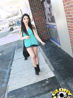 Lexi Brooks Gets Some Black Cum At A Glory Hole!