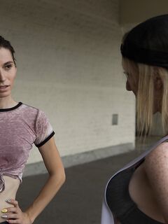 Korra Del Rio Skating And Fucking Around With Kayleigh Coxx!