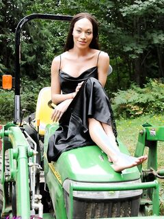 Mia Isabella Even Makes A Tractor Sexy!