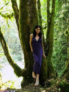 Morgan Bailey Strips Down In The Woods!